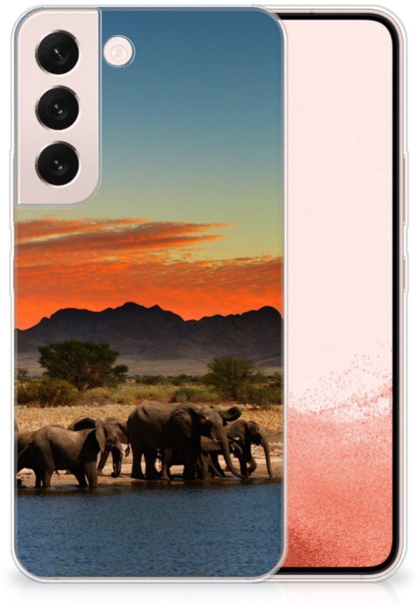 Samsung Galaxy S22 TPU Hoesje Olifanten