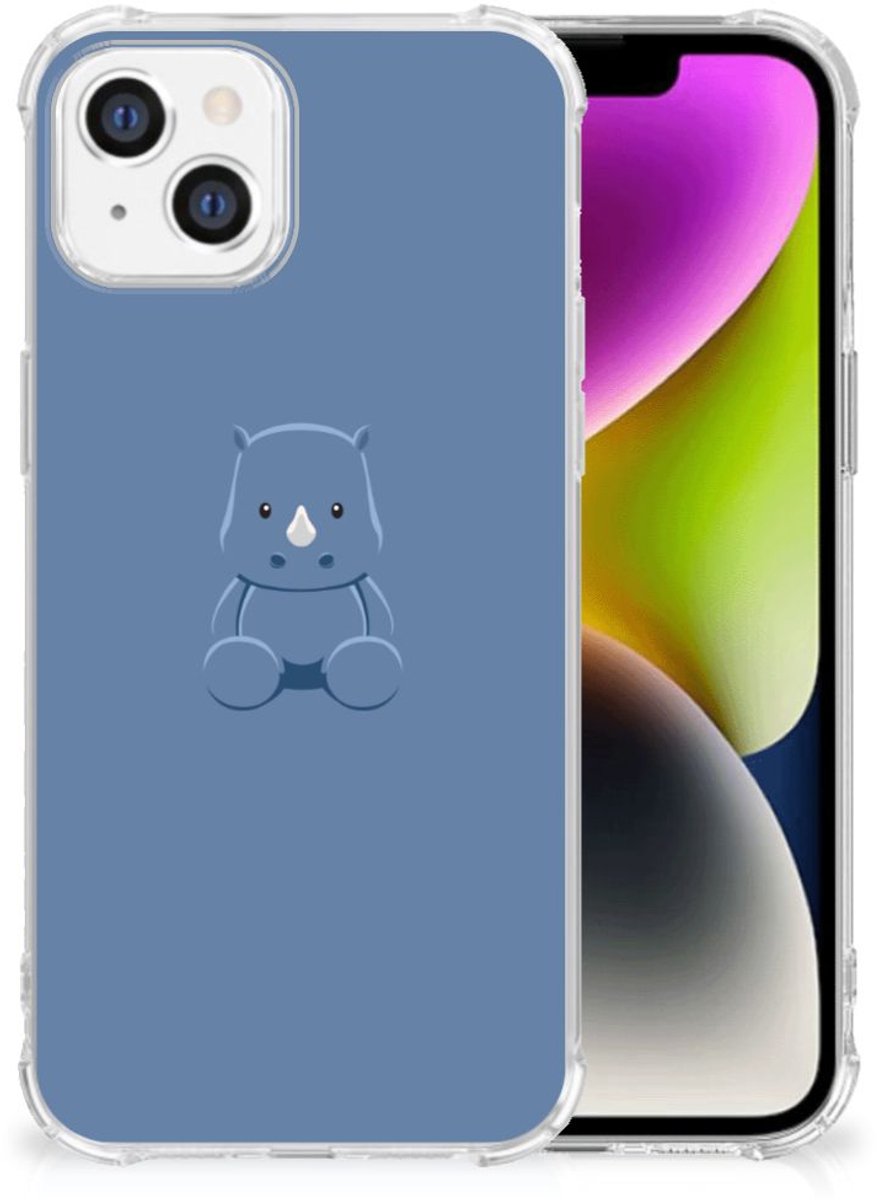iPhone 14 Stevig Bumper Hoesje Baby Rhino