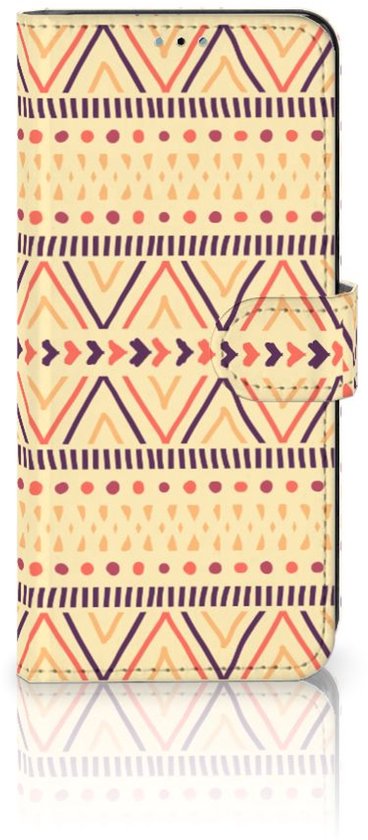 Etui portefeuille Nokia G10 | Étui pour téléphone portable G20 Yellow aztèque