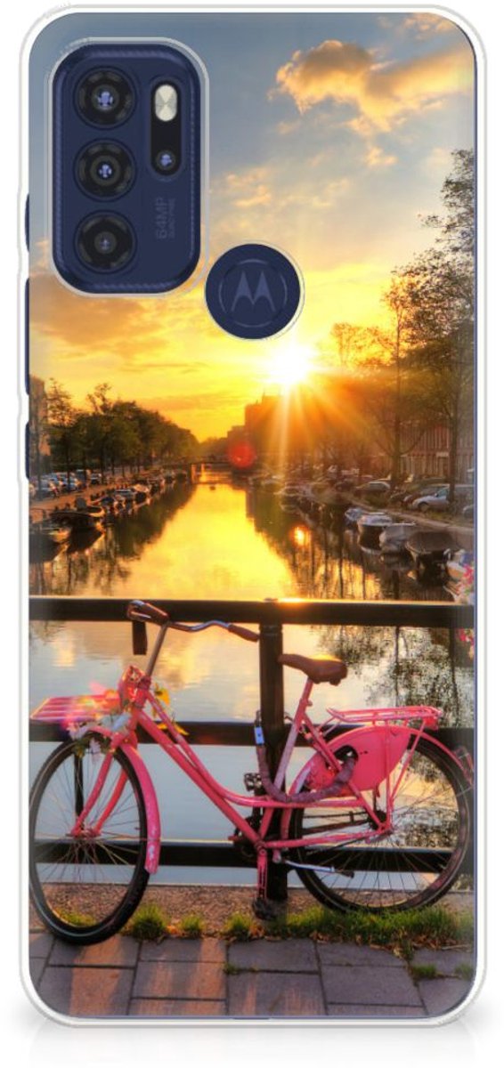 Motorola Moto G60s Siliconen Back Cover Amsterdamse Grachten
