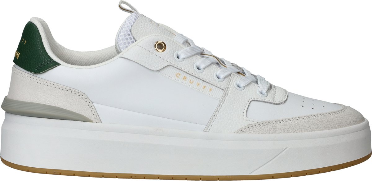 Cruyff Endorsed Tennis Sneakers Heren - Leren Sneaker - Wit - Maat 45