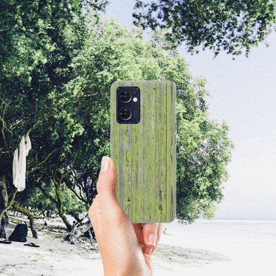 Coque OPPO Reno 7 5G | Find X5 Lite Coque Smartphone Vert Wood