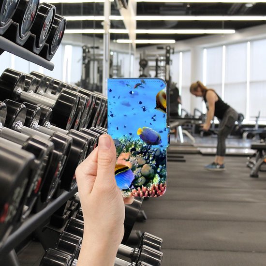 Case Cover pour Samsung Galaxy S23 Plus Portefeuille Pêche