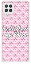 Coque pour Samsung Galaxy A22 4G | M22 TPU Silicone Etui Fleurs Roses Dtmp