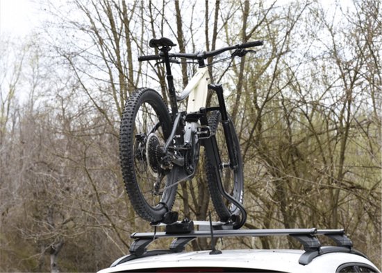 Farad Pesio - Fietsendrager - voor op dak - geschikt voor 1 fiets - óók e-bikes - Hoog Laadvermogen 25kg - Aluminium - Bevestiging met T-sleuf van Farad — afbeelding 3