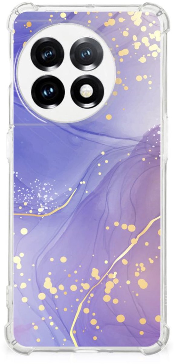 Back Cover voor OnePlus 11 Watercolor Paars