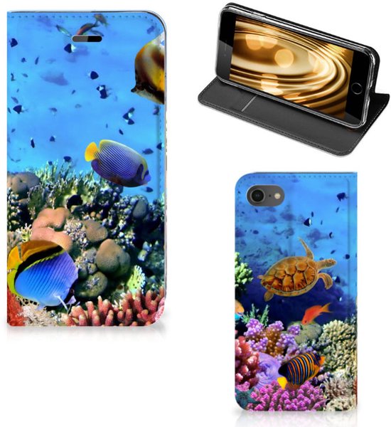 Étui Stand iPhone SE (2020/2022) 8 | 7 cas Pêche