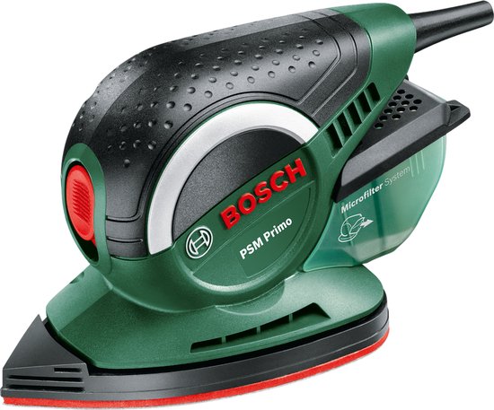 Ponceuse multi-ponceuse Bosch PSM Primo - 50 Watt - Comprend 1 feuille de ponçage