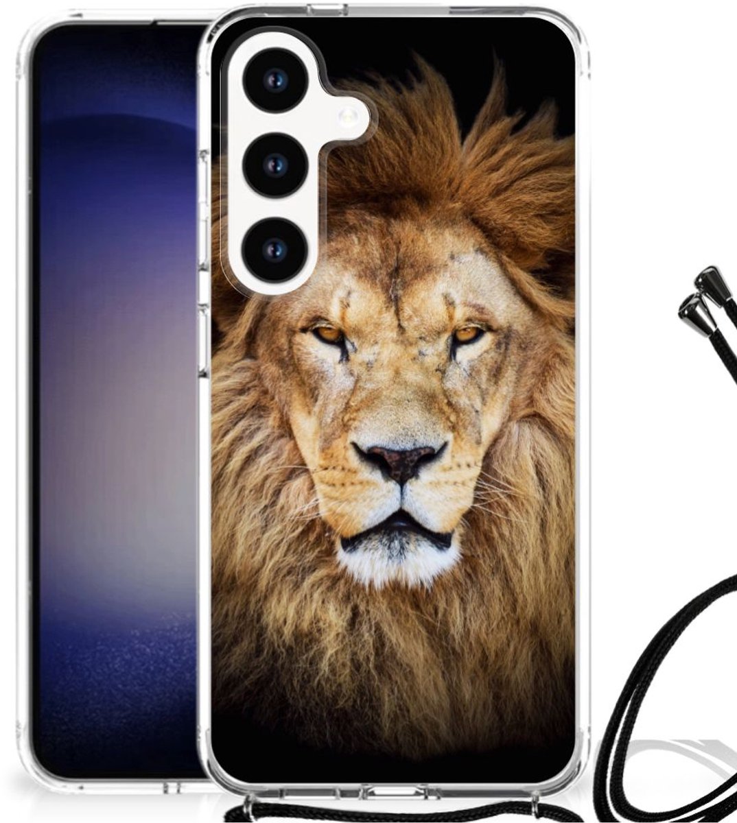 Samsung Galaxy S24 Case Anti-shock Leeuw