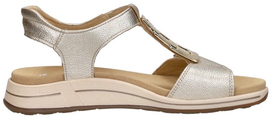 Ara Osaka-S Sandalen Plat Goudkleur Maat 39 bol