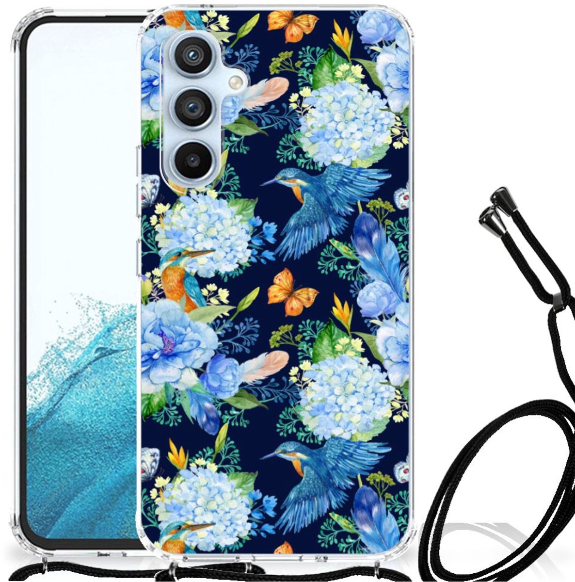 Case Anti-shock voor Samsung Galaxy A54 5G IJsvogel