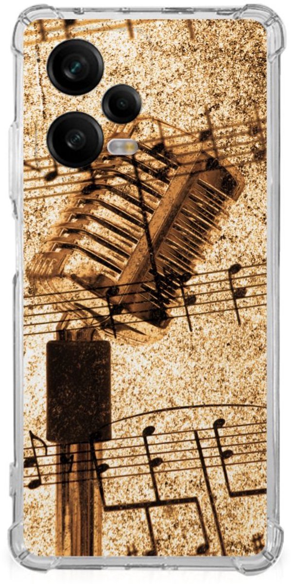 Xiaomi Redmi Note 12 Pro Anti-shock Hoesje met foto Bladmuziek