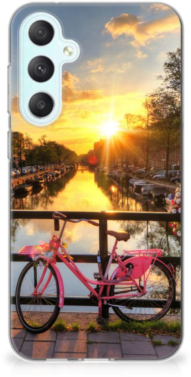 Samsung Galaxy S23 FE Siliconen Back Cover Amsterdamse Grachten