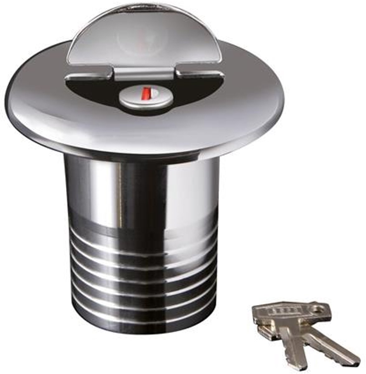 Hollex messing Dekdop FUEL 50mm met geïntegreerd Slot
