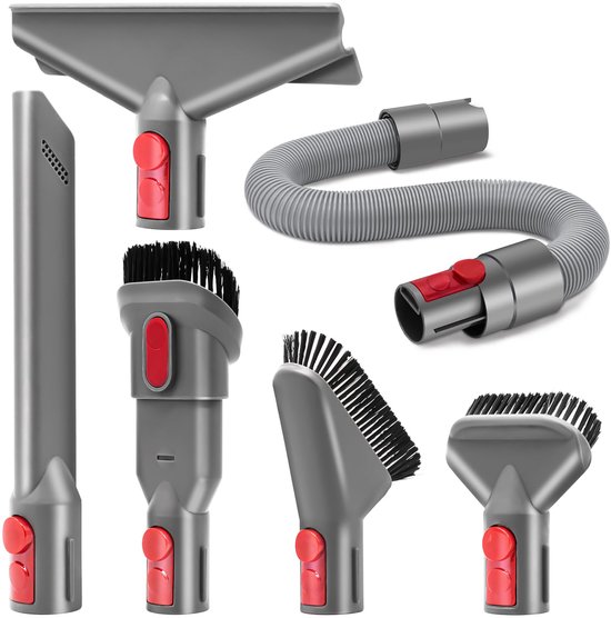 YONO Opzetstuk Accessoires Set XL geschikt voor Dyson V16/V15/V11/V10/V8 - Mondstuk - Zuigmond - Borstel - Onderdelen Steelstofzuiger - Accessoires