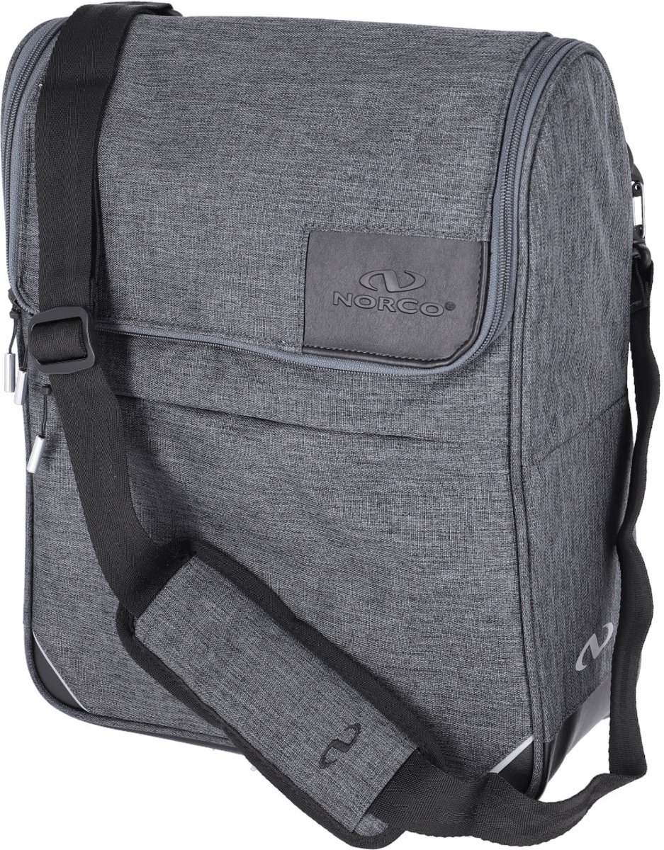 Norco Glenbury City 5 Messenger - Fietstas 38 cm (tweed grey)
