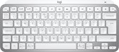 Logitech MX KEYS Mini - Draadloos Bluetooth Toetsenbord - Qwerty ISO - Pale Grey