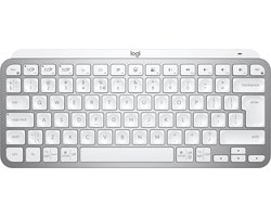 Logitech MX KEYS Mini - Draadloos Bluetooth Toetsenbord - Qwerty ISO - Pale Grey