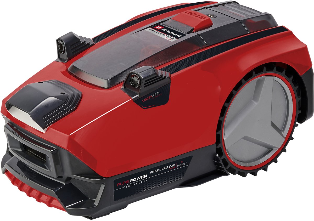 Einhell Accu Robotmaaier FREELEXO CAM PLUS 600 - Power X-Change - 18 V/Li-ion - Camera in plaats van begrenzingsdraad - Aanbevolen gazonoppervlakte: tot 600 m² - Maaibreedte 18 cm - Diefstalbeveiliging - Incl. 1x 4.0 Ah Plus Accu - Einhell - €749,95