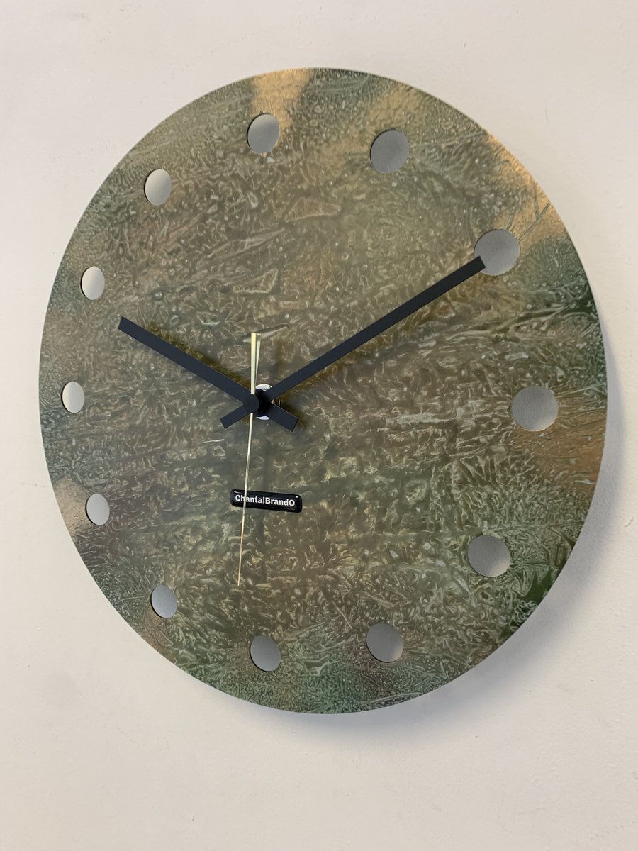 MOSACLOCK GREEN LABEL Wandklok Modern Industrieel Design