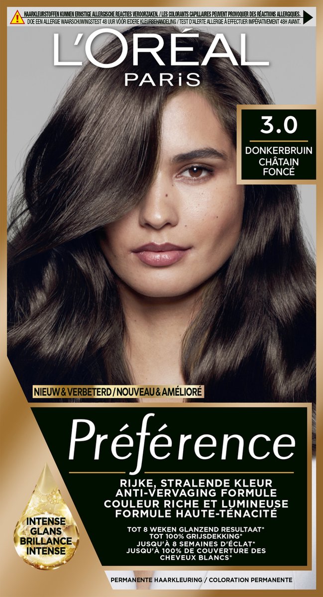 L'Oréal Paris Préférence Haarverf - 3 Donkerbruin - Color Extender