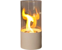 DailySupplies® Tafelhaard voor Binnen & Buiten - Sfeerhaard - Rond - Wit