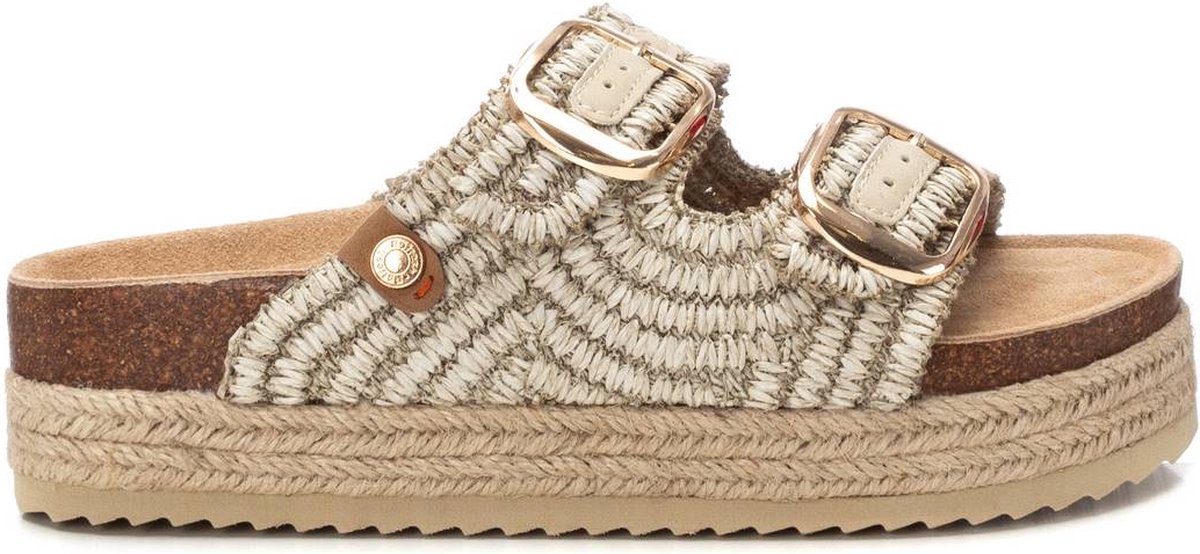 Refresh 17272001 Platform Sandalen Beige EU 38 Vrouw