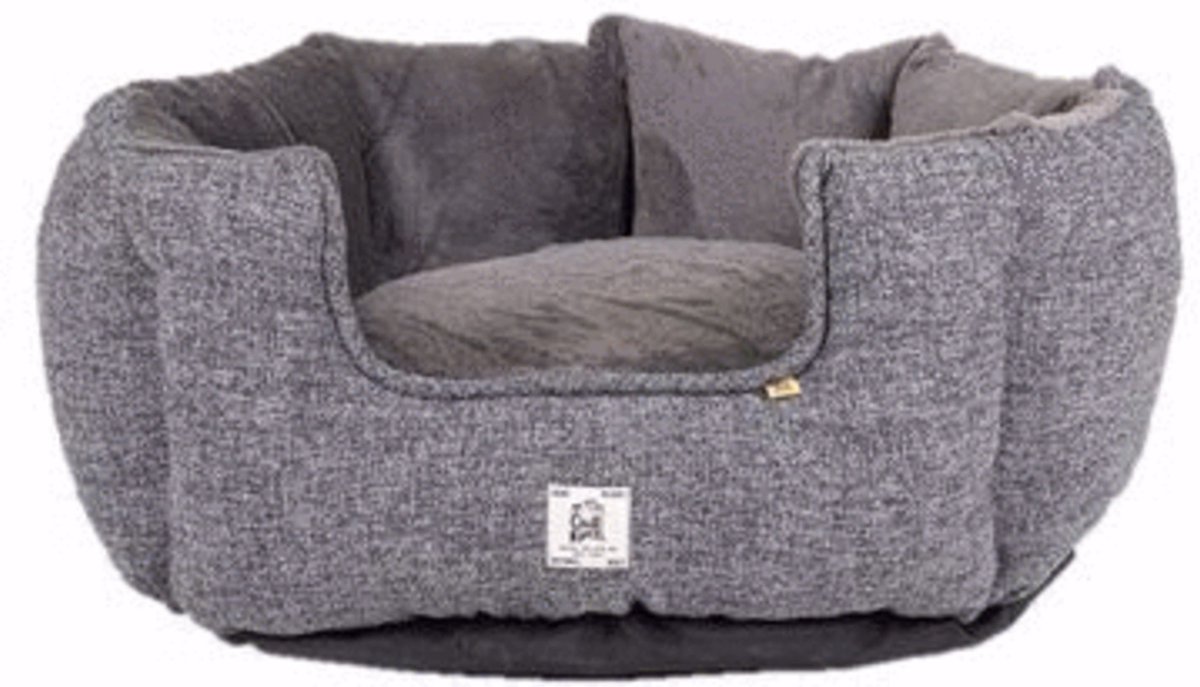 Dgs Hondenbed Rond Grijs - Hondenmatras - L