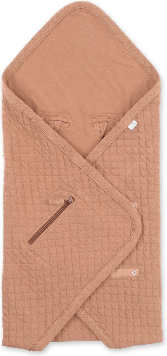 BEMINI Voetenzak - Biside 0-12m - Licht gewatteerd - Beige