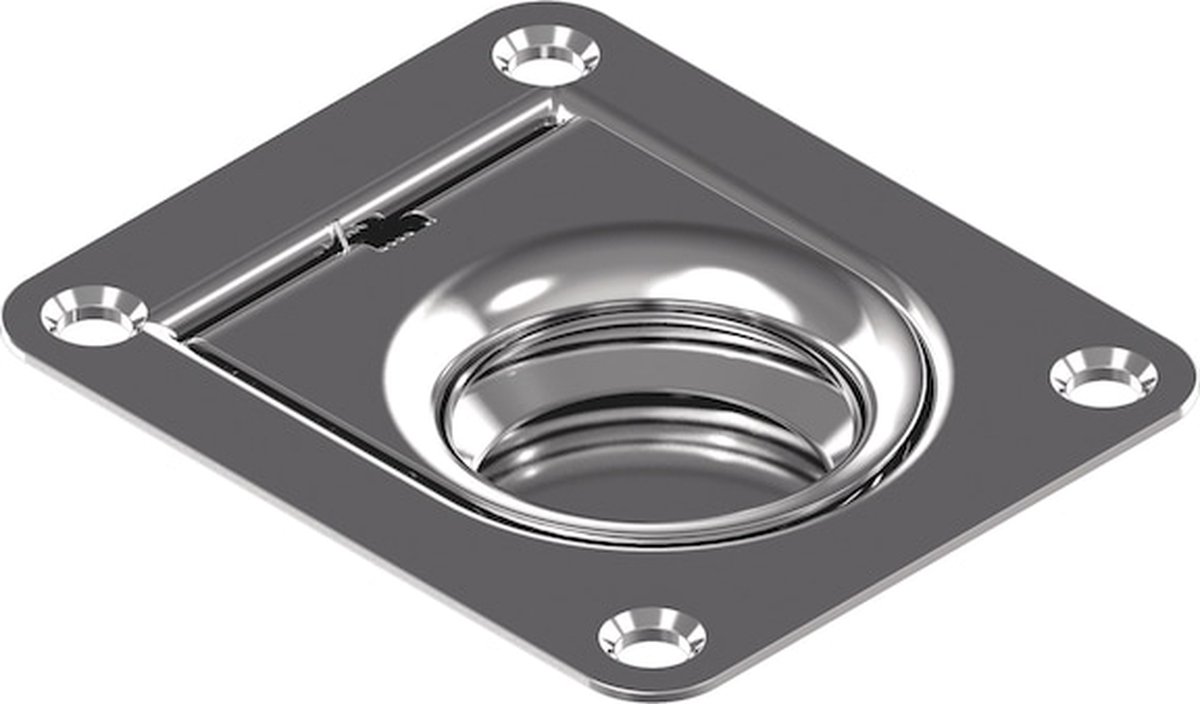 Wurth - Interieurbouw boot - Luikring met verzonken komhandgreep x 5 st