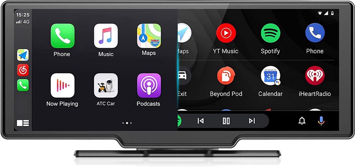 VCTparts® 10-inch draadloos navigatiesysteem met Apple CarPlay en Android Auto