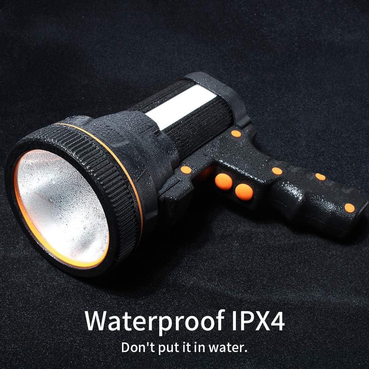 AF-WAN Super heldere oplaadbare 6000 lumen led-zaklamp, led-koplamp, oplaadbare CREE led-handspot, 6000 mAh, USB, waterdicht, zoeklicht AF-WAN Super heldere oplaadbare 6000 lumen led-zaklamp, led-koplamp, oplaadbare CREE led-handspot, 6000 mAh, USB, waterdicht, zoeklicht