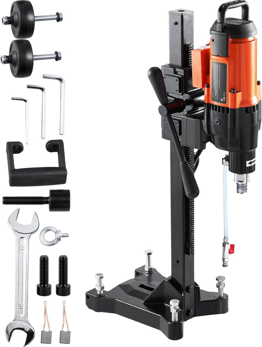 Boormachine - 3200W - Diamantkernboren - Nat en Droog - Diamantboor - Pijpboor - 750Rpm