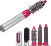 Bol.com Niceey Fohnborstel - Krultang 5-in-1 Set - Airstyler - Multistyler - Stijlborstel - Krultang met Opzetstukken - Haardrog... aanbieding