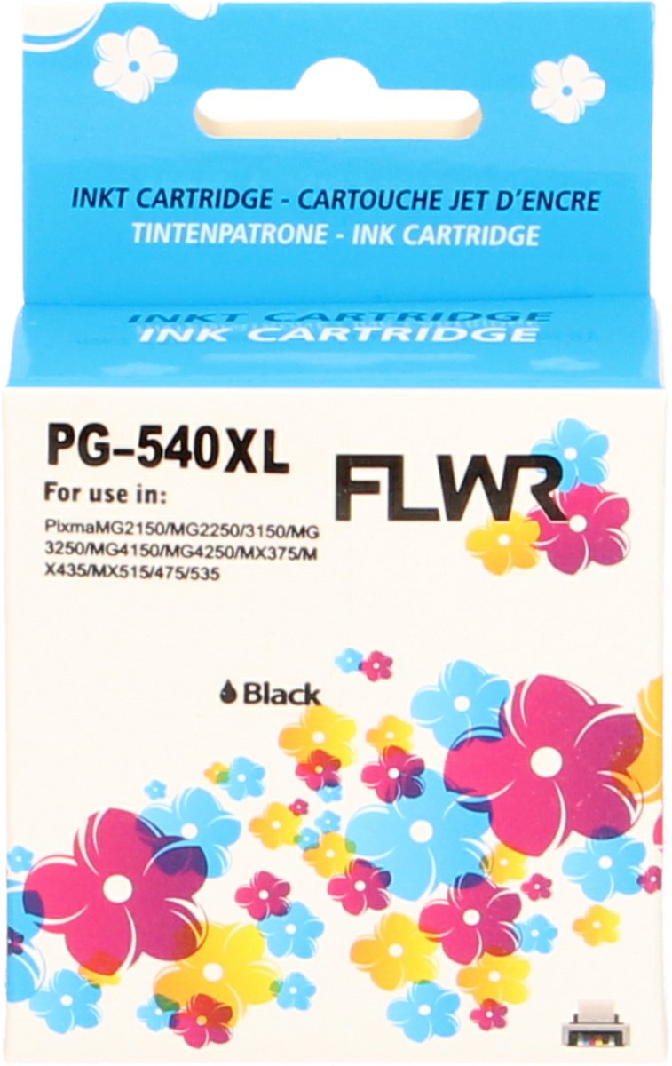 FLWR - Inktcartridge / PG-540XL zwart - Geschikt voor Canon