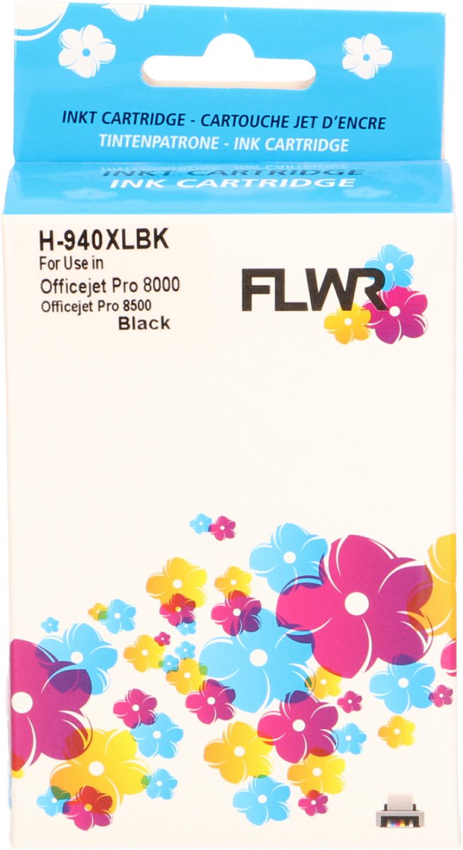 FLWR - Cartridges / HP 940XL / zwart / Geschikt voor HP