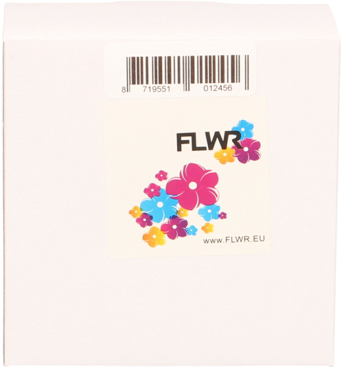 FLWR - Labelrol / DK-22214 / Wit - geschikt voor Brother