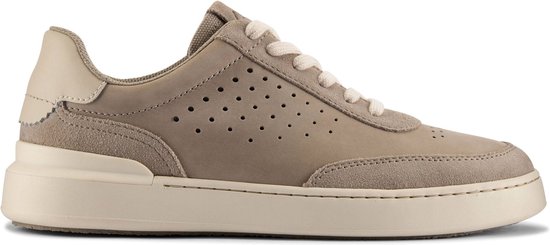 Foto: Clarks courtlite run heren sneaker grijs maat 41 eu 7 uk 
