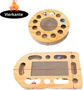 Jouets pour chats Bovista - Pour Chats - Jouet Cat - Jouets pour chats - Planche à gratter - Avec balle