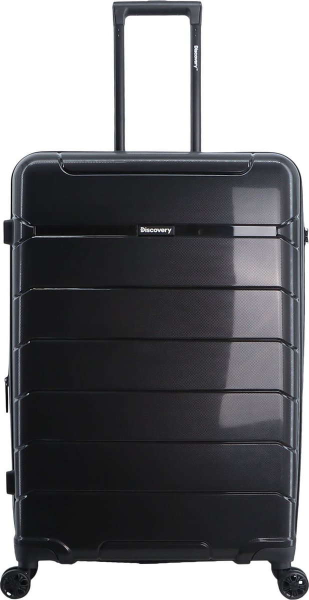 Discovery Skyward Harde Koffer / Trolley / Reiskoffer - 75 cm (Large) - Zwart - Zwart / Large