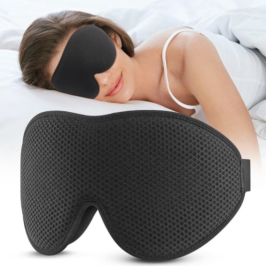 Gewogen Oogmasker Voor Slapen | Lichtblokkerende Oogbedekking Voor