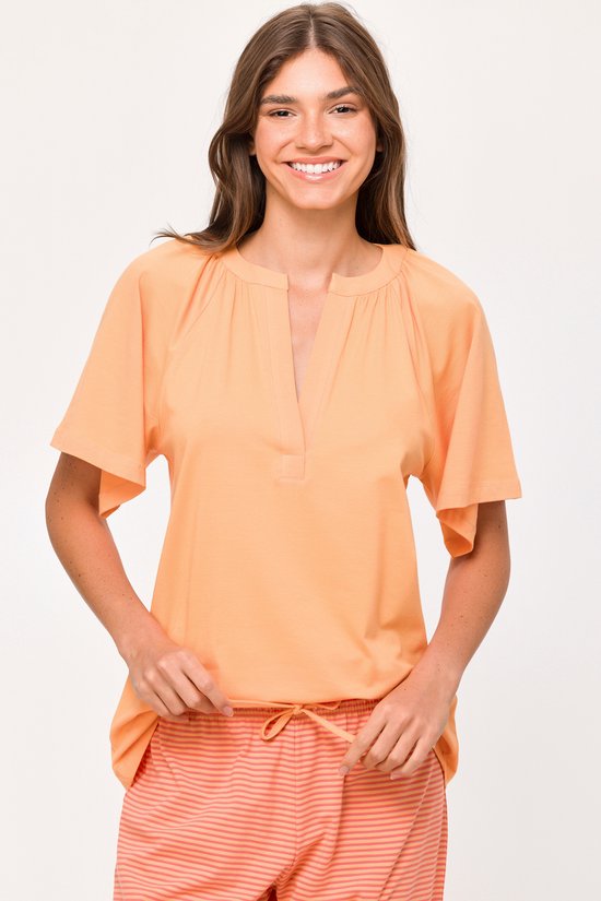 Pyjama Woody pour femme - orange - 251-10-SIL-Z/519 - taille M