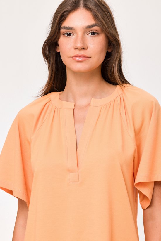 Pyjama Woody pour femme - orange - 251-10-SIL-Z/519 - taille M