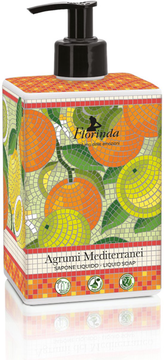 Florinda Mosaici Italiani Agrumi Mediterranei vloeibare zeep 500 ml