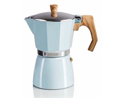 Haeger Cp-06a Moka-koffiezetapparaat 6 Bekers Zilver One Size / EU Plug