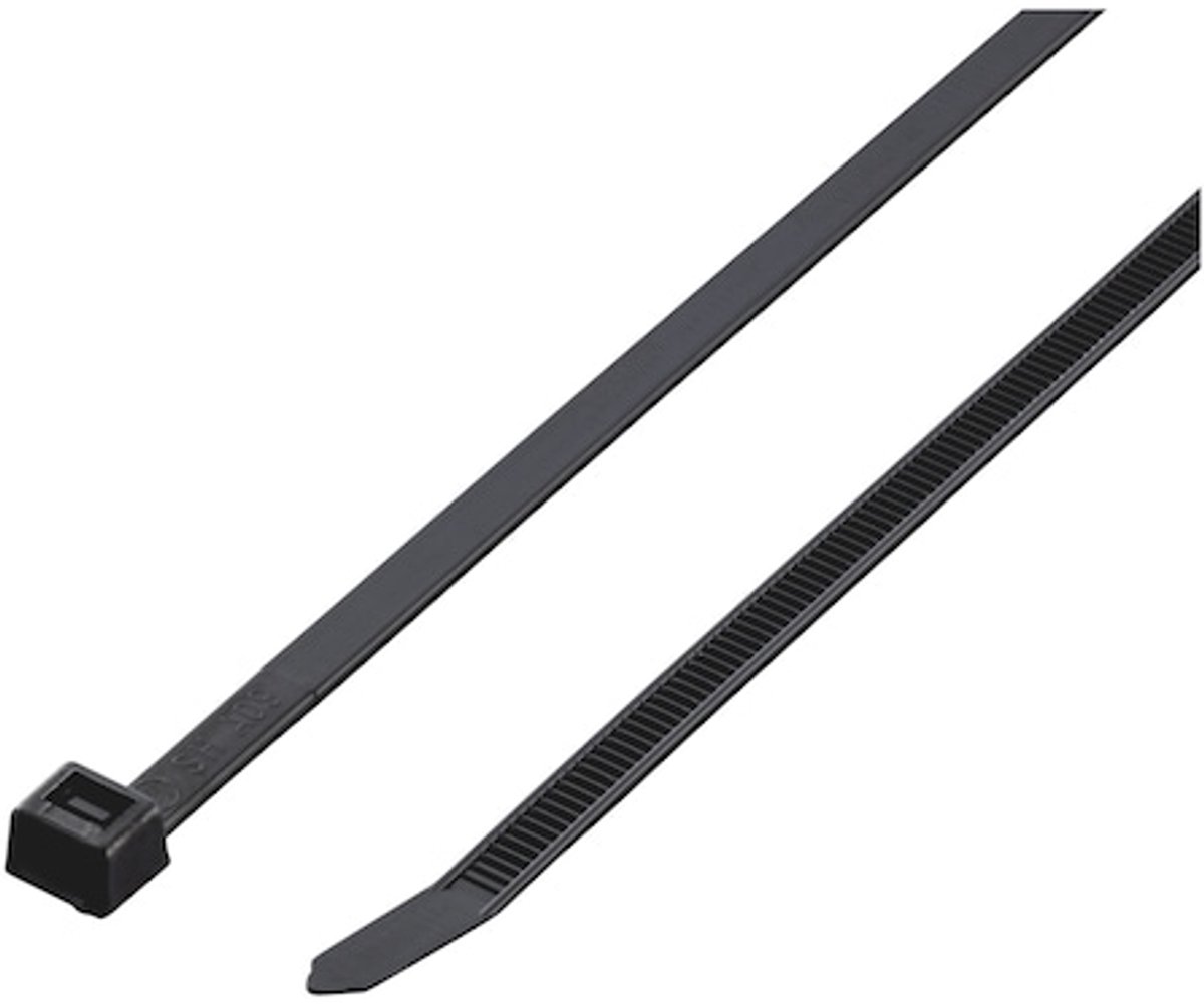 Wurth - Kabelbinder KBL2 PA kunststof lip goedkeuring zw. - Kabelbinder KBL 2 gemaakt van polyamide met kunststof tong, zwart x 100 st Lengte 300 mm