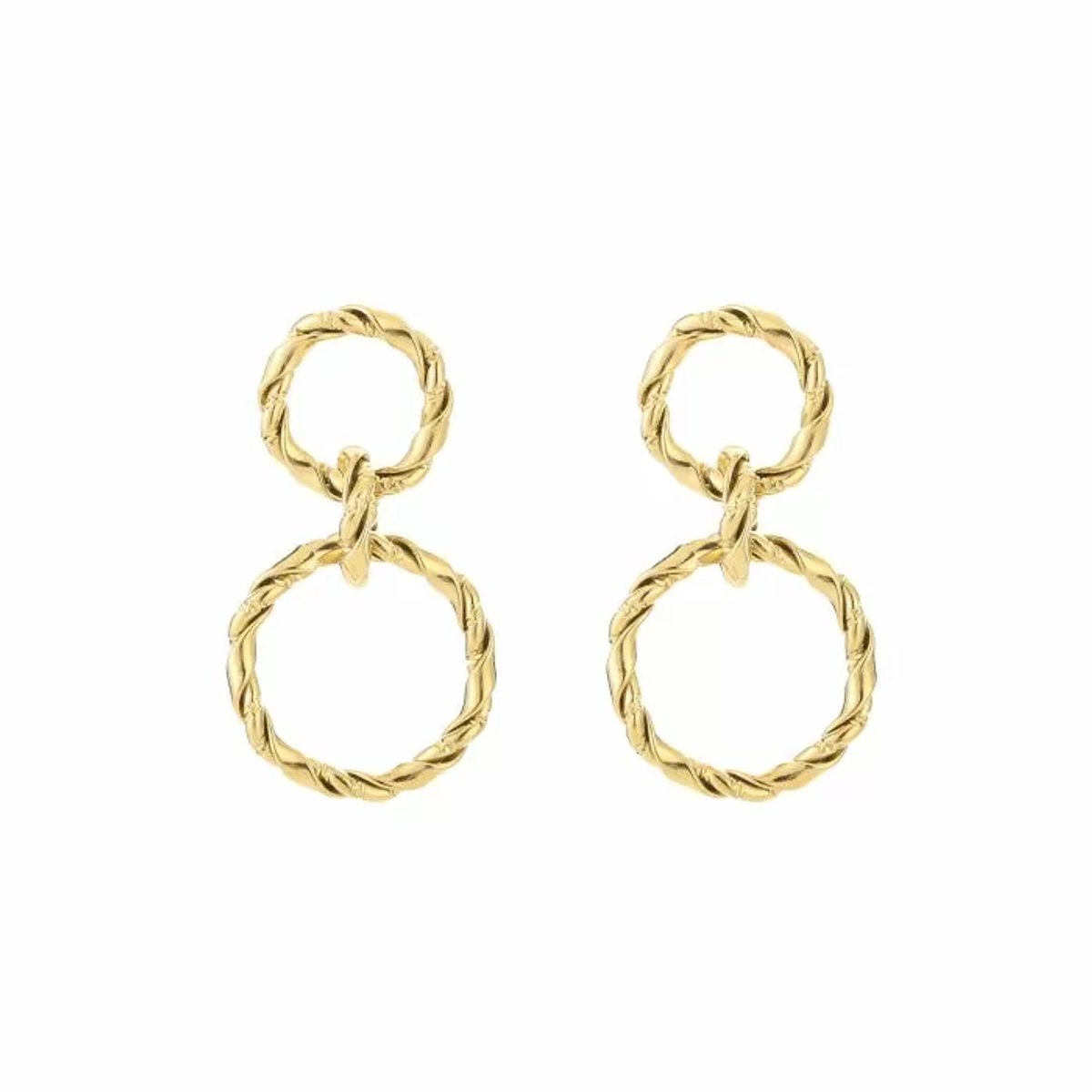 Statement Oorbellen Circle- Goudkleur