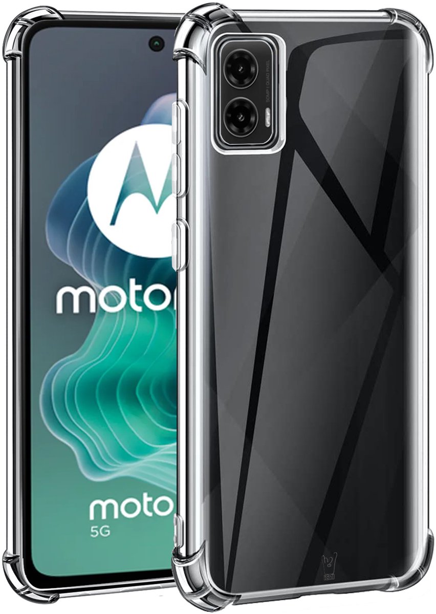 Hoesje geschikt voor Motorola Moto G35 - Shockproof Transparant Back Cover Case