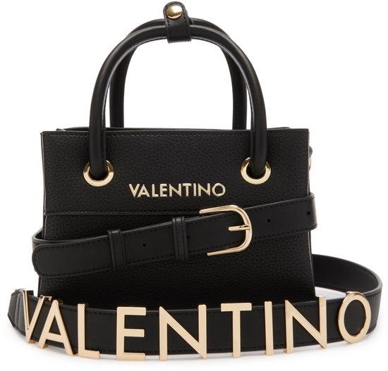 Valentino Bags Kleine Crossbodytas / Schoudertas Dames - Alexia - Krokodillenprint - Zwart Croco