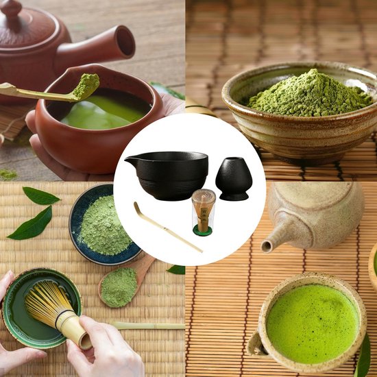 Ruifaya Matcha Set,Match Bowl With Spout And Whisk,Traditional Japanese Matcha Tea Set,Bamboo Matcha Whisk,Traditional Scoop, Ceramic Matcha Bowl,Japanese Tea Set - View #8